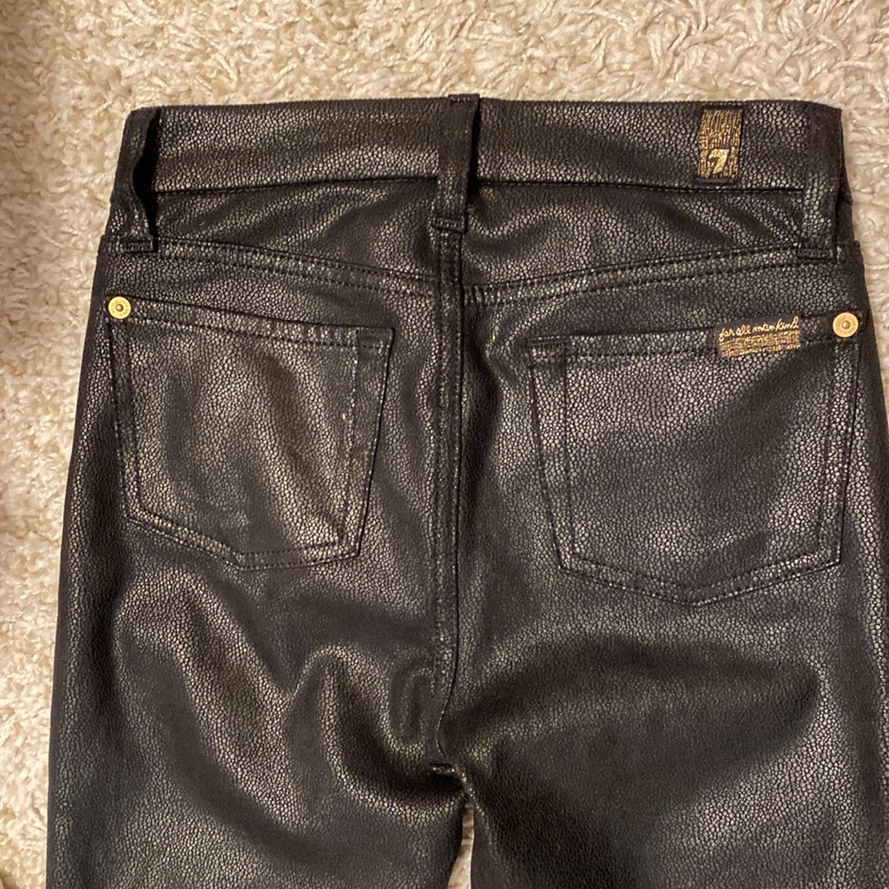 Coated black pants - Picture 6 of 7
